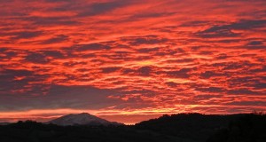 Tramonto Cimone 11 novembre 2013