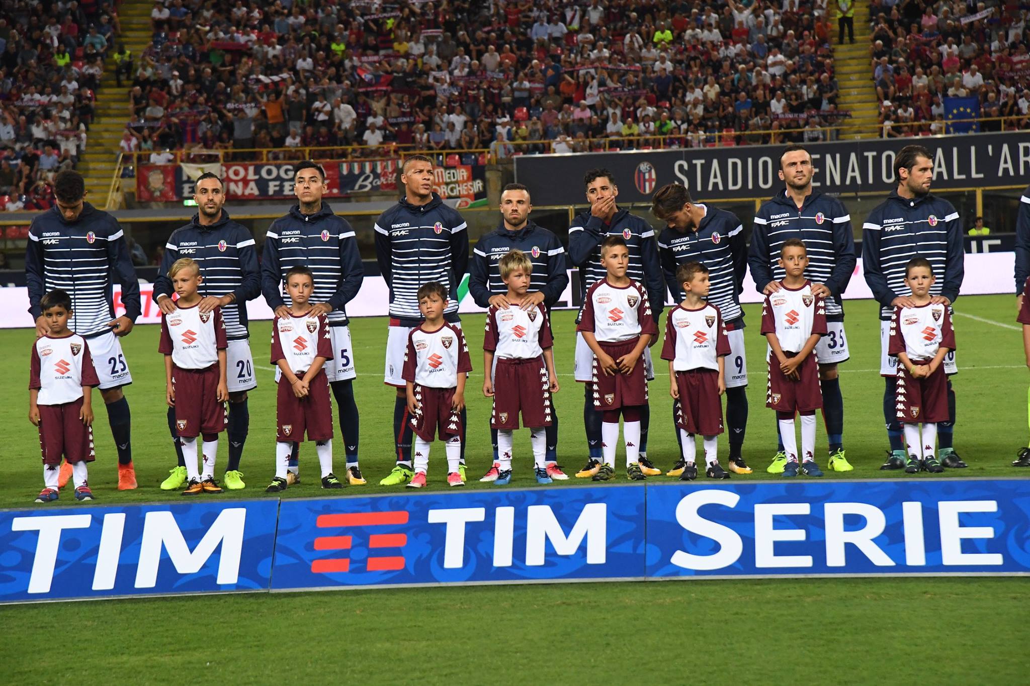 Bologna - Torino 1-1 Cinni in campo