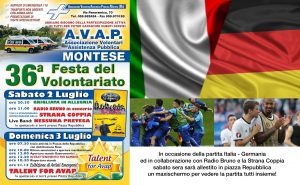 36a festa avap Montese con maxischermo