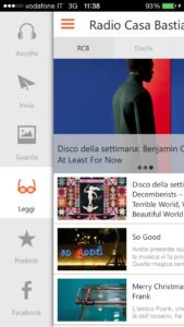 Sezione Leggi App RCB