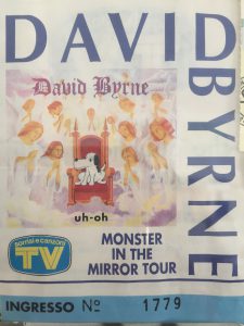 David Byrne - Monster in the mirror tour