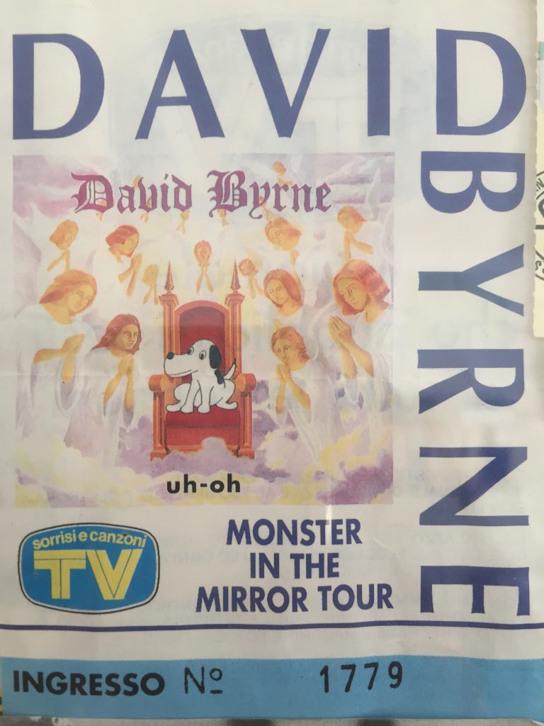 David Byrne - Monster in the mirror tour