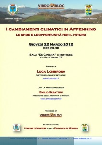 I cambiamenti climatici in appennino
