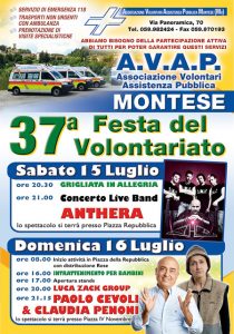 37a festa del volontariato Avap Montese