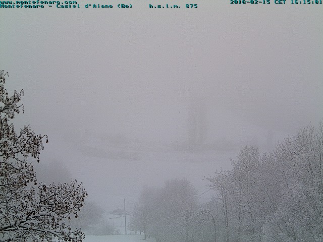 Webcam Montefenaro 15/2/16