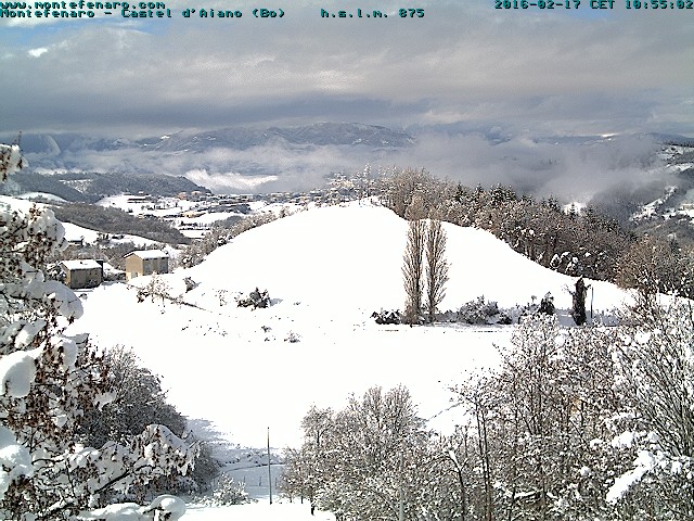 Webcam Montefenaro Castel d'Aiano 17/2/16
