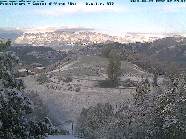 Webcam Montefenaro 25 aprile 2016
