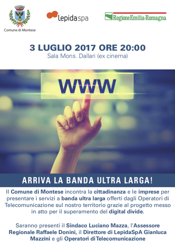 montese incontro banda ultra larga 3 luglio 2017