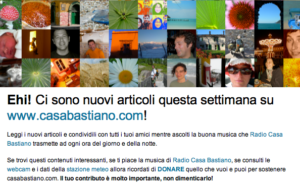 Newsletter Casa Bastiano